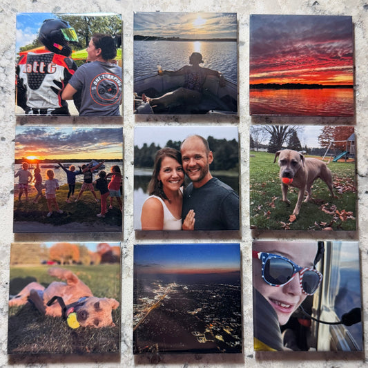Custom 2" x 2" Magnets (Set of 9)